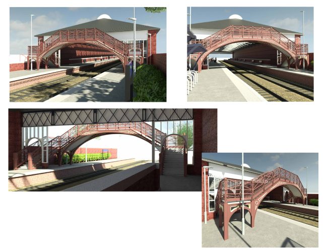 Beverley footbridge visualisations 