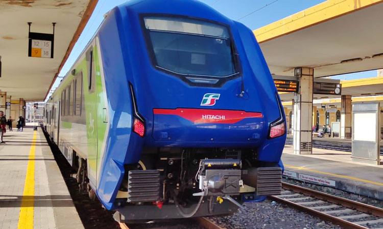 The Blues train for Trenitalia built by Hitachi Rail