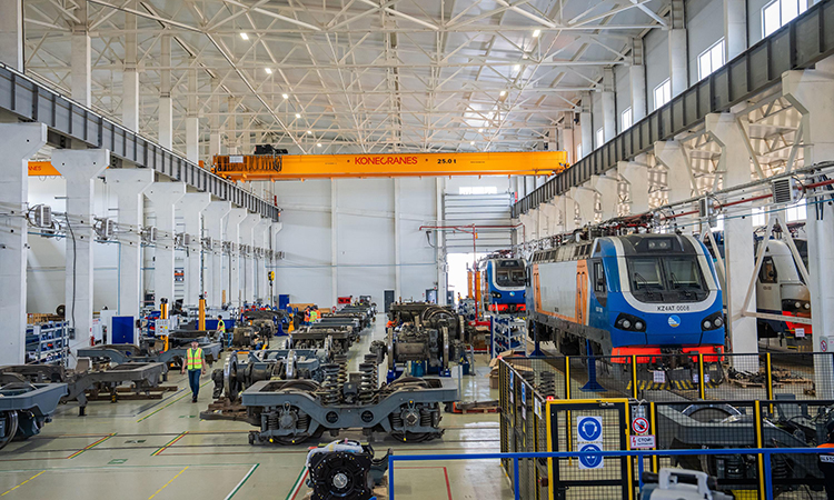 Bogie Centre's interior in Astana, Kazakhstan