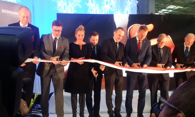 Bombardier production hall opens in Poland supporting manufacture of DB’s ICE4 train