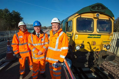 Borders rail installation