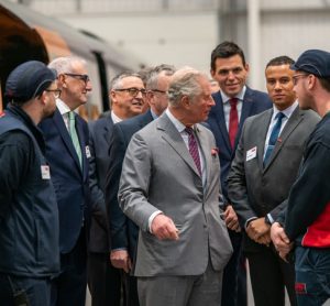 The CAF factory was declared open by His Royal Highness The Prince of Wales