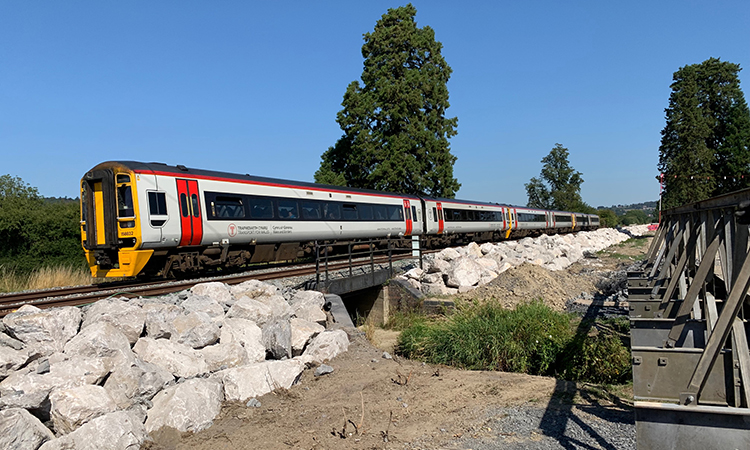 Network Rail completes Cambrian Line extreme weather resilience project