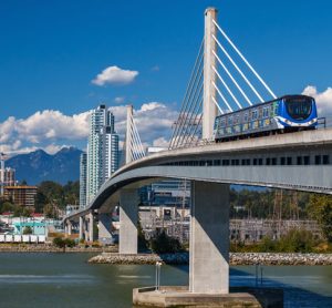 The fully automated Canada Line rapid transit system