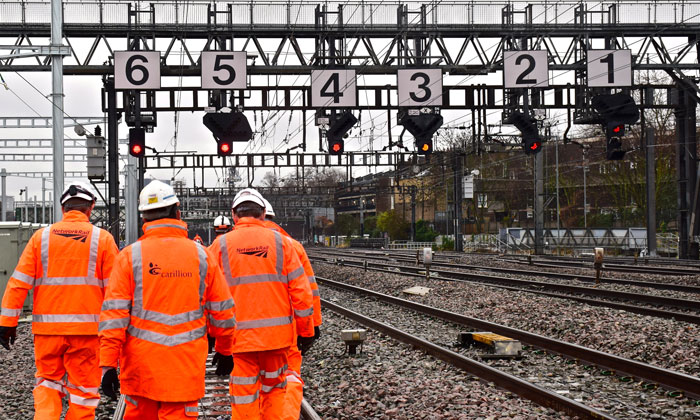 Carillion rail contracts acquired by Amey Rail Limited