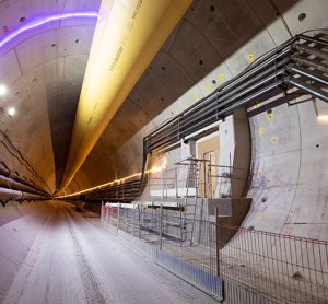 Partial walkway completed at the South Portal