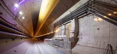 Partial walkway completed at the South Portal