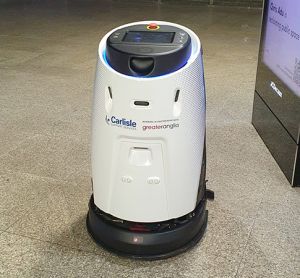 Greater Anglia invests in cleaning robot for Stansted Airport railway station