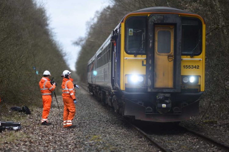 Dry ice technology to be trialled to clear leaves off UK railway lines