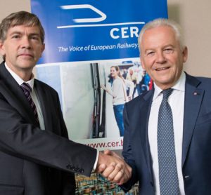 DB CEO Rüdiger Grube is elected as new CER Chairman