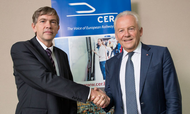 DB CEO Rüdiger Grube is elected as new CER Chairman