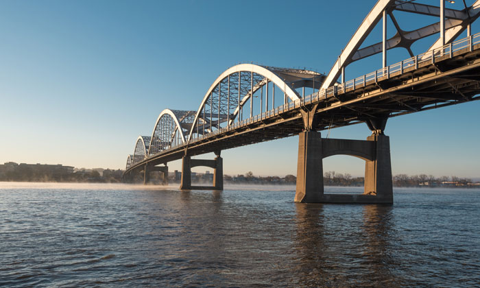 Davenport Iowa bridge