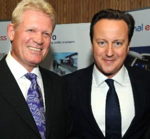 Centro Chief Executive Geoff Inskip and Prime Minister David Cameron