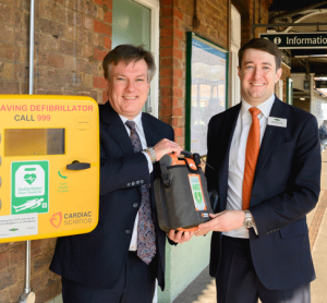 Great Northern, Southern and GTR install defibrillators at stations