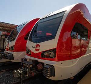 Caltrain electric trains