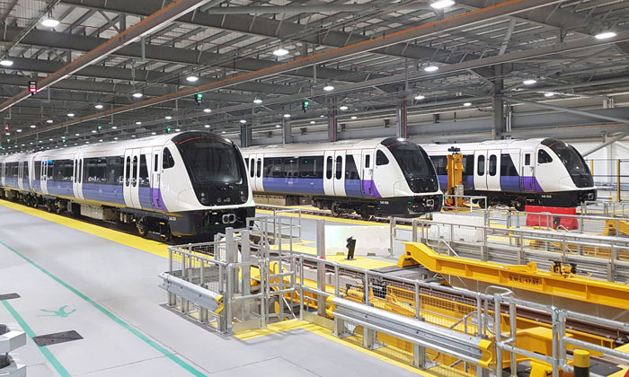 Five additional AVENTRA trains will operate on the Elizabeth line