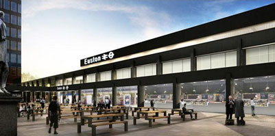 Euston Station CGI external