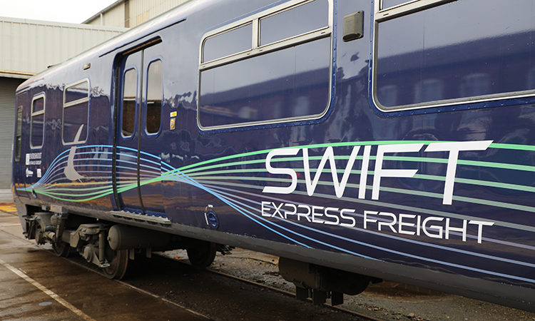 Eversholt Rail unveils new Class 321 Swift Express Freight train