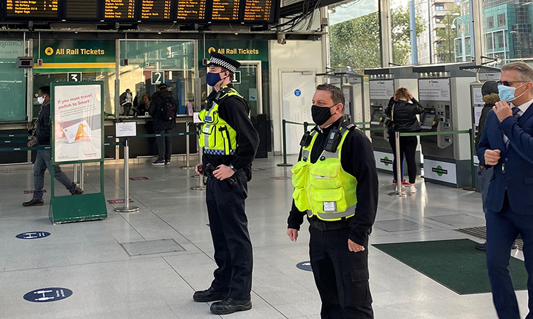 Trial to enforce face covering rules on London rail network sees 98.4 per cent success rate