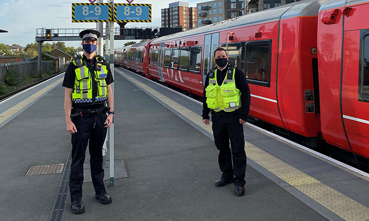 UK rail companies partner with BTP to enforce face covering rules