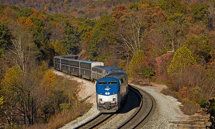 The Capitol Limited is traveling through Pennsylvania.