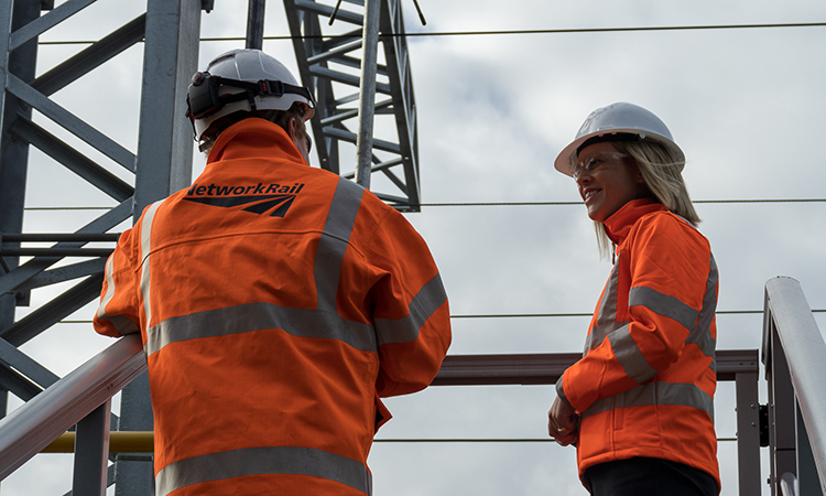 Jenny Gilruth, Scottish Transport Minister, visiting the site of the first feeder station.