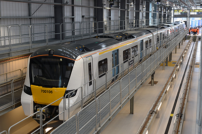 First Class 700 Desiro City train arrives in UK for Thameslink service