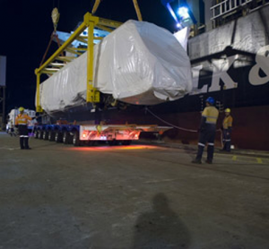 First of 75 new Queensland EMUs arrives in Brisbane for commuter service