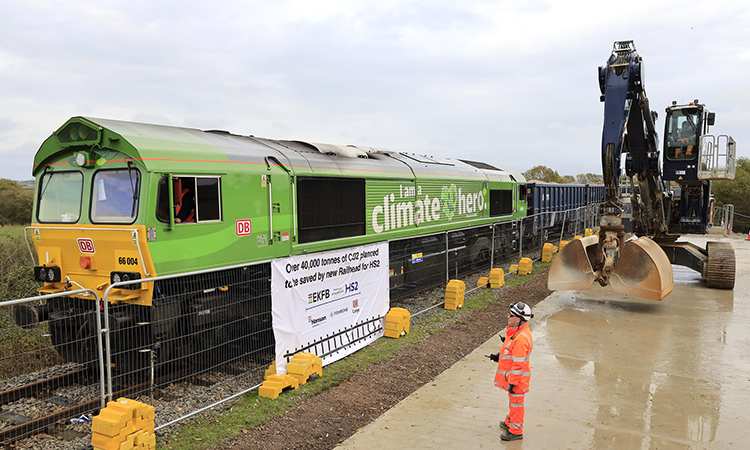 First train at Quainton railhead 