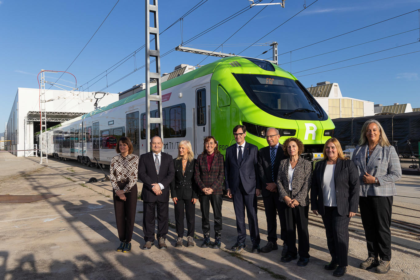 Alstom and FGC unveil first train for new express rail link to Barcelona-El Prat Airport