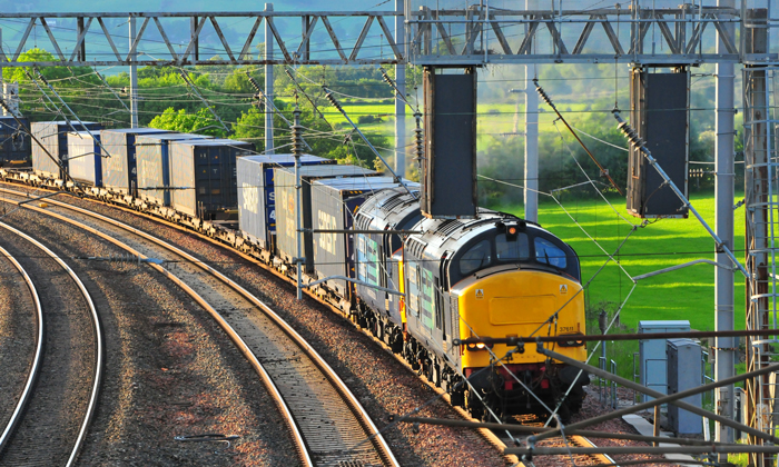 Rail Freight Cargo Train