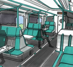 Go-Ahead releases early blueprints for new style of adaptable train carriages