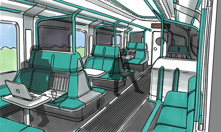 Go-Ahead releases early blueprints for new style of adaptable train carriages