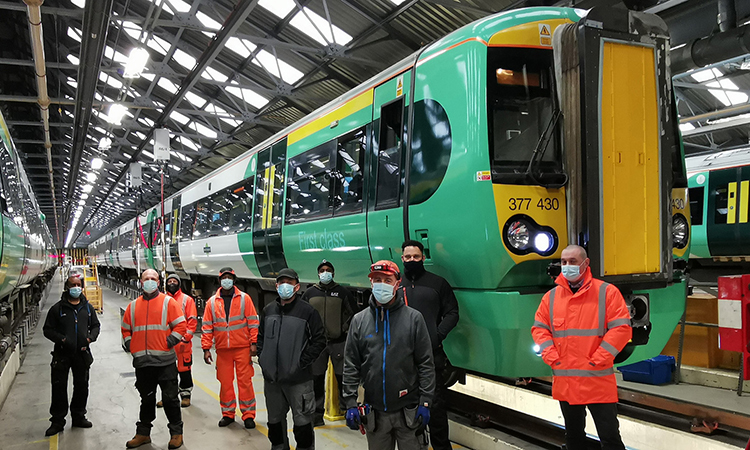 Govia Thameslink Railway's first modernised train returns to service