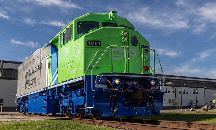 CP's H20EL hydrogen locomotive