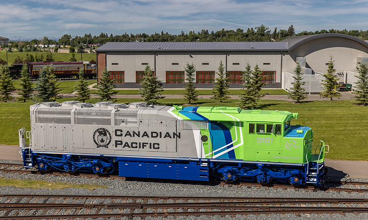 Canadian Pacific’s (CP) H20EL hydrogen locomotive