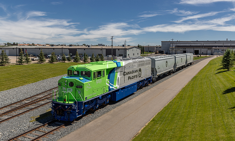 Canadian Pacific’s (CP) H20EL hydrogen locomotive