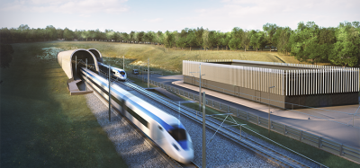 HS2 Chiltern tunnel south portal buildings