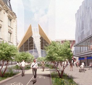 HS2 Euston station design update November 2022 - Southern View