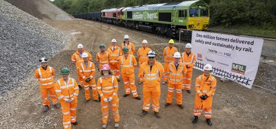 EKFB celebrating moving one million tonnes of aggregate by rail milestone
