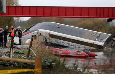 High-speed TGV derails on test run near Strasbourg