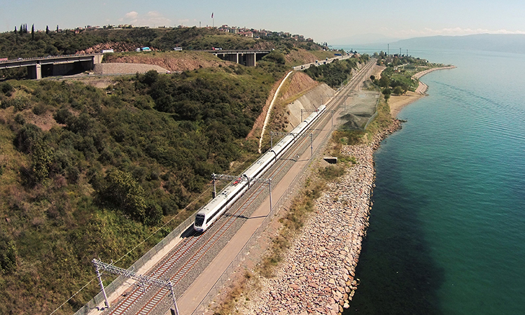 Turkey’s high-speed train sets (YHTs) provide service to an average of 23,000 passengers a day