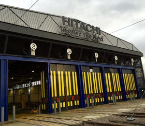 Installation of a Static Train Weighing system at Hitachi North Pole depot.