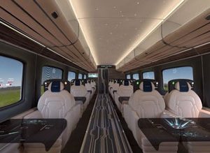 Hitachi presents 3D film footage of conceptual high-speed train
