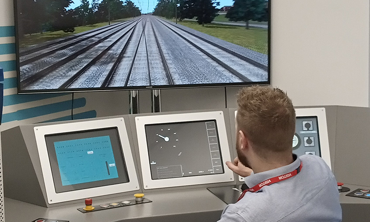 Worker training for digital railway