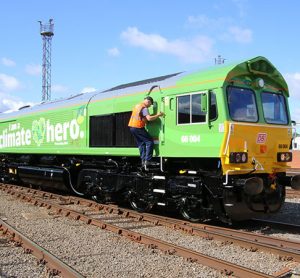 A DB Cargo UK freight locomotive