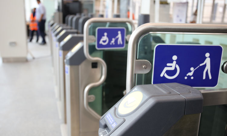 Ilford station's new gateline