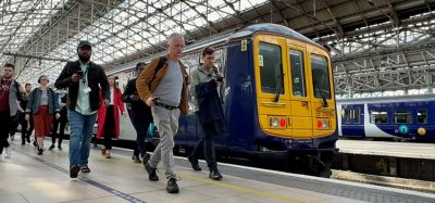 Passengers leaving a train