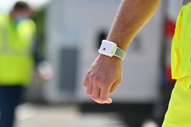 Infrabel's innovative UWB wristbands