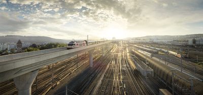 Sunsetting on a railway